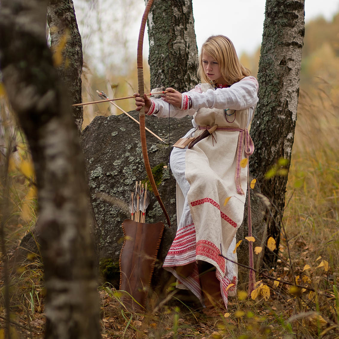 Sexy photo Girls in Slavic costumes in Sialkot